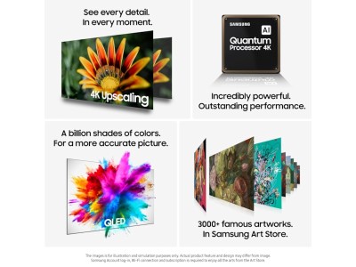 43" Samsung Q7FA QLED 4K Smart TV 2025 BLACK#3