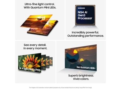 43" Samsung QN90F Neo QLED 4K Smart TV (2025) 165Hz, 4x HDMI, HDMI eArc 4K AI Upscaling, AI Processor, HDR Smart TV, Mini LED, Glare Free#2