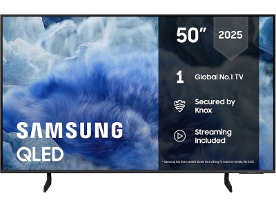 50" Samsung Q8FA QLED 4K Smart TV (2025) 3x HDMI, HDMI eArc AI Processor, 4K Upscaling, HDR Smart TV, 100% Color Volume, AirSlim Design