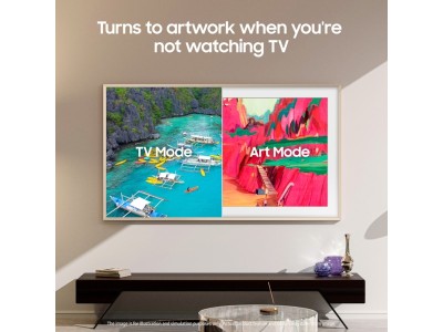 55" Samsung The Frame LS03FA QLED 4K Smart TV (2025) 100Hz, 4x HDMI, HDMI eArc Art Mode, AI Processor, HDR Smart TV, QLED, Matte Display#3