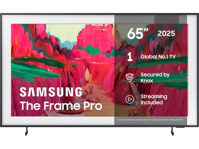 65" Samsung LS03FW The Frame Pro Neo QLED 4K Smart TV (2025) 144Hz, 4x HDMI, HDMI eArc Art Mode, One Connect, AI Processor Smart TV, Mini LED, Matte Display