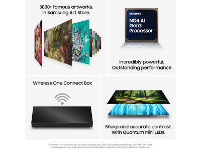 65" Samsung LS03FW The Frame Pro Neo QLED 4K Smart TV (2025) 144Hz, 4x HDMI, HDMI eArc Art Mode, One Connect, AI Processor Smart TV, Mini LED, Matte Display#2