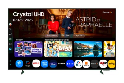 55" Samsung U7025F UHD 4K Smart TV 2025 svart