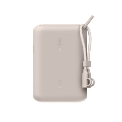 Belkin BoostCharge Power Bank, 10000mAh, 20W PD, 2xUSB-C, display - Sand#7