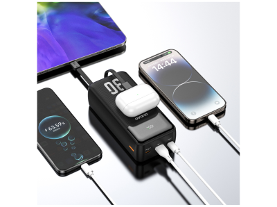 Dudao K15Max powerbank 30000mAh 22.5 Watt Svart#3