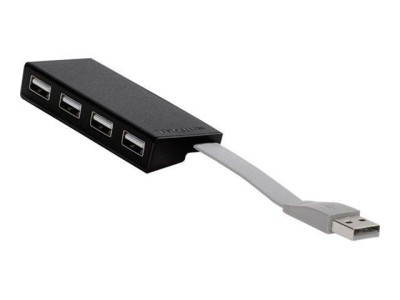 USB 2.0-hub Targus Armor, 4xUSB 2.0 - Svart