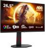 26.5" AOC Q27G4SDR, QD OLED 4K/3840x2160, 0.03 ms, 360Hz G-Sync, höjdjusterbar, pivot, 2xHDMI/DP, USB 3.2-hubb