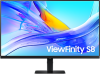 27" Samsung ViewFinity S8 S27D804U, IPS 4K/3840x2160, HDR10, höjdjusterbar, pivot, HDMI/DP/USB-C 90W, LAN, USB 3.2-hubb