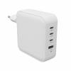 Hyper Hyperjuice 100W GaN Travel Charger med 3xUSB-C/1xUSB 3.0 - Vit