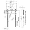 Vogels PFW 6815 – Fast väggfäste för porträttmontering av skärmar 43–100 tum#5