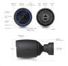 Ubiquiti Networks AI Professional, 4K@30fps, 8MP, 3X zoom, inomhus/utomhus, dag/natt, IR 25 meter, PoE - Svart#3