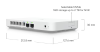 Ubiquiti Networks UniFi Cloud Gateway Fiber, 1x10GbE + 1x10GbE SFP+ WAN, 4x2.5GbE LAN (1 PoE+), 1x10GbE SFP+#3