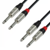 Audio Cable REAN 2 x 6.3 mm Jack mono to 2 x 6.3 mm Jack mono 3 m#1
