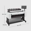 HP DesignJet T2600 Postscript, 2400x1200 dpi, A0/36" MFP, 6 färger, 600x600 dpi 36" scanner, LAN#11