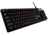 Logitech G413, röd bakgrundsbelysning, nordiskt - Svart
