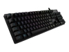 Logitech G512 Carbon, mekaniskt GX Blue, nordiskt, USB, RGB - Svart