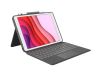 Logitech Combo Touch till iPad 10.2", bakbelyst tangentbord med styrplatta, nordiskt - Svart#1