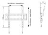 Multibrackets M Universal Tilt Wallmount SD MAX 800x600 | VESA 200x200-600x800 | Max 125kg | Svart#8